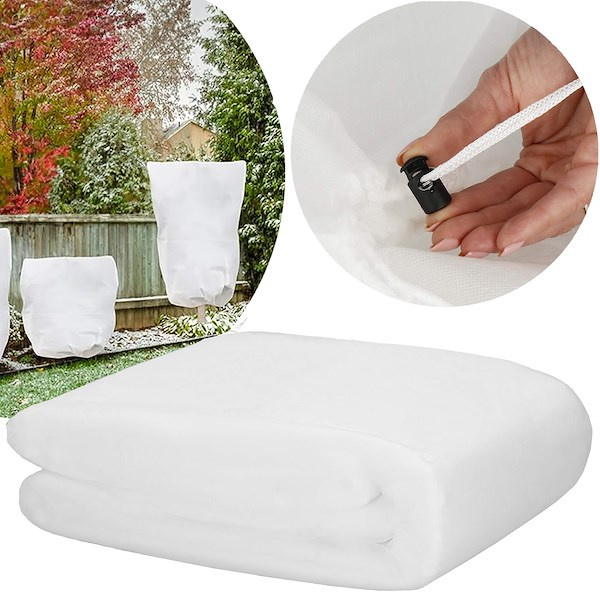 Rękaw ochronny zimowy 50g/m2 agrowłókniny otulina gruba 1,6x1 m biały