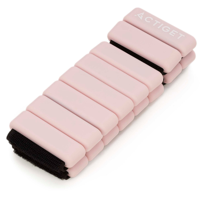 Obciążenia na ręce i nogi 2x0,5 kg do treningu domowego, fitness i cardio, jasnoróżowe