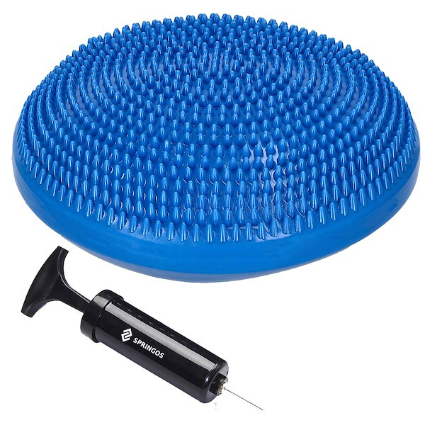 Dysk sensoryczny do ćwiczeń niebieski