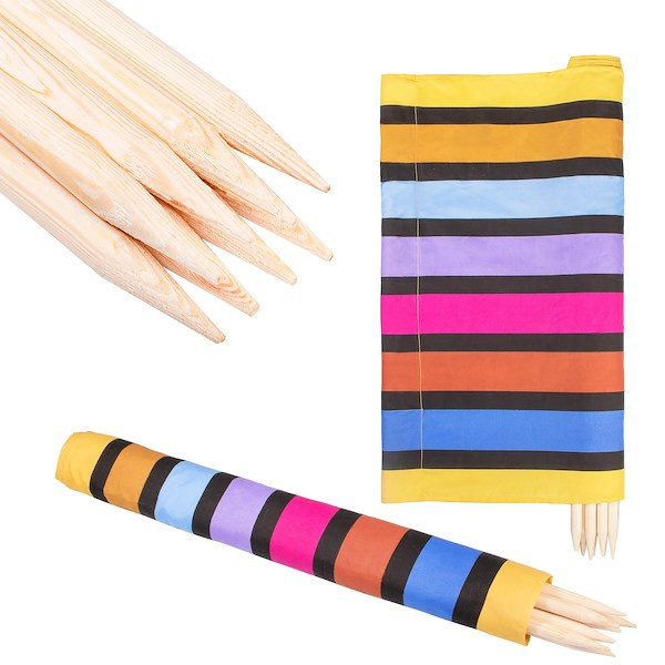 Parawan plażowy 12m kolorowe pasy