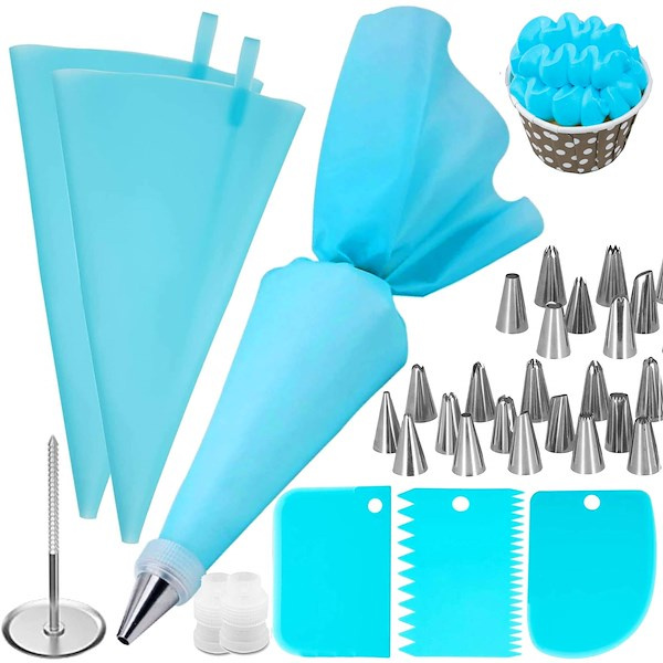 Zestaw cukierniczy do dekoracji ciast 32 el. akcesoria do tortów