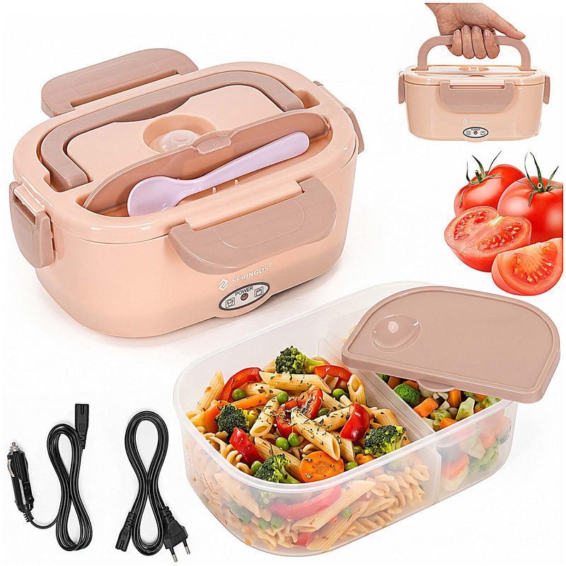 Pojemnik obiadowy, elektryczny 1,5l lunchbox podgrzewacz do jedzenia