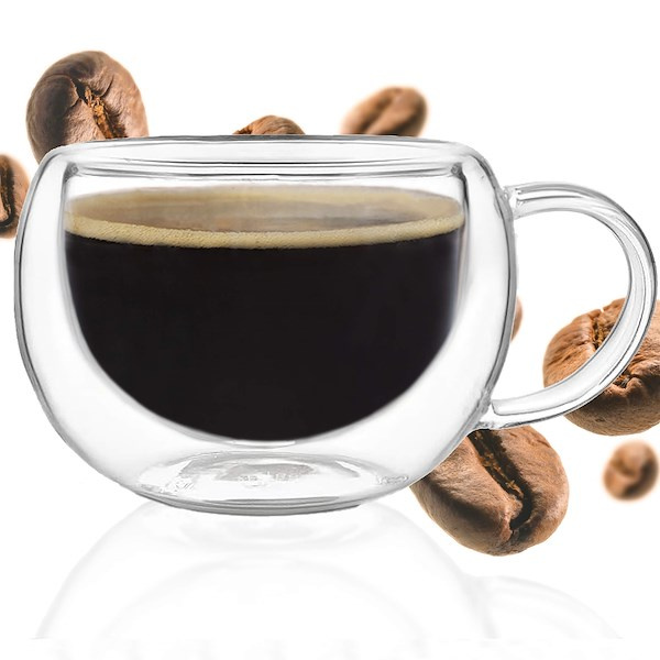 Szklanka z podwójnym dnem termiczna 300 ml na kawę herbatę