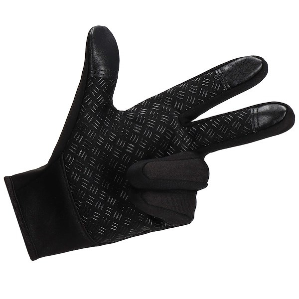 Rękawiczki zimowe dotykowe do telefonu damskie męskie rozm. S czarne