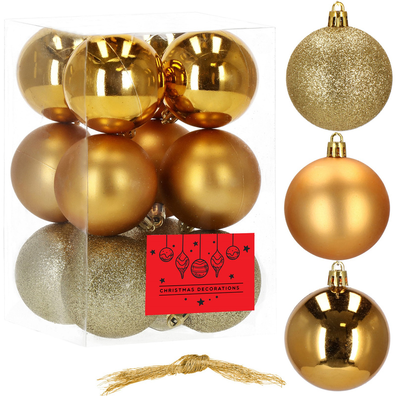 Bombki choinkowe na choinkę zestaw 12 szt.