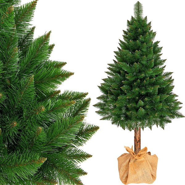 Choinka na pniu sztuczna sosna 180 cm