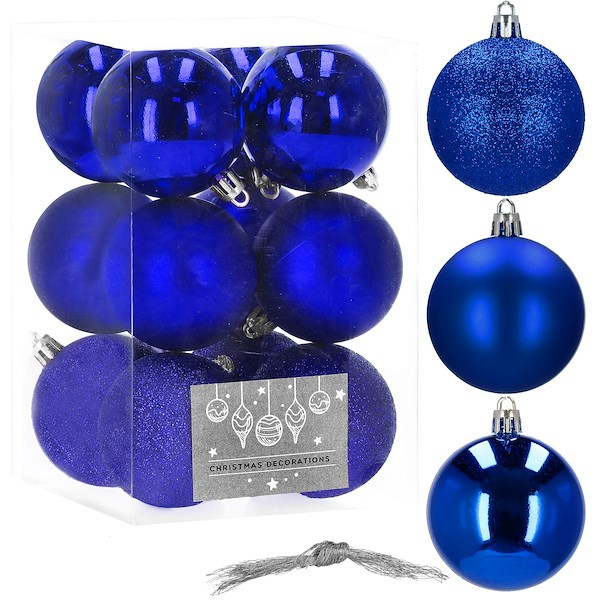 Bombki choinkowe na choinkę zestaw 12 szt.