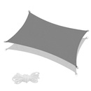 Żagiel przeciwsłoneczny prostokątny 3x2m grafitowy