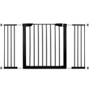 Barierka na schody 75-138 cm bramka rozporowa, zabezpieczająca czarna