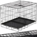 Klatka kennelowa dla zwierząt metalowy kojec dla psa kota rozmiar M 70 x 60 x 42 cm