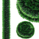 Łańcuch choinkowy 6m zielony cieniowany, girlanda na choinkę, średnica 7cm