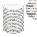 Kosz do przechowywania pojemnik na zabawki ubrania szare plamki