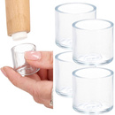 Nakładki silikonowe na nogi krzesła 4 szt. ochronne nasadki 22 mm