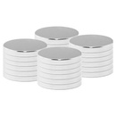 Magnesy neodymowe 20 szt. okrągłe magnesy płytkowe