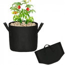 Doniczka materiałowa 26l growbag donica ekologiczna, oddychająca czarna
