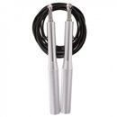 Skakanka stalowa 300 cm z łożyskami srebrna