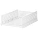 Organizer do szafy 14 cm wielofunkcyjny pojemnik na ubrania biały