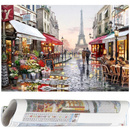 Haft diamentowy mozaika Paryż obraz wieża Eiffla 40x30 cm