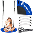 Huśtawka ogrodowa dla dzieci bocianie gniazdo 60 cm niebieska