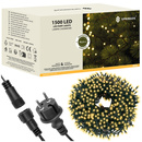 Lampki choinkowe 1500 LED 121,5 m biały ciepły zewnętrze wewnętrzne