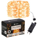 Lampki choinkowe 480 led druciki na prąd biały ciepły