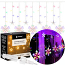 Kurtyna świetlna 138 led multikolor gwiazdy lampki wewnętrzno-zewnętrzne