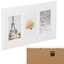 Ramka na 3 zdjęcia 10 x 15 cm wisząca biała