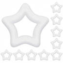 Bombka styropianowa 10cm gwiazda styropianowa decoupage zestaw 10 szt.