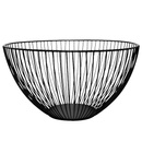 Kosz na owoce, koszyk metalowy 25x15 cm czarny