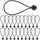 Gumki z kulką zestaw 20 szt. elastyczne do mocowania plandeki