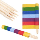 Parawan plażowy 6m kolorowe pasy