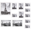 Ramki na zdjęcia 12 szt. poziome i pionowe białe