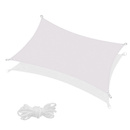 Żagiel przeciwsłoneczny prostokątny 4x2m popielaty