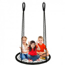 Huśtawka ogrodowa dla dzieci bocianie gniazdo 120 cm czarna