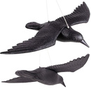 Odstraszacz ptaków 57x40x10cm latający kruk czarny