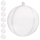 Bombki akrylowe 6cm kula plastikowa decoupage zestaw 8 szt.