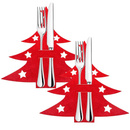 Kieszonka na sztućce 10 szt. świąteczne etui, choinka ozdoba świąteczna