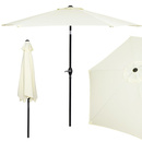 Parasol ogrodowy 260 cm składany na balkon duży żółty