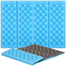 Mata piankowa do siedzenia 39 x 29 x 1 cm składana mata turystyczna karimata niebieska