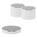 Magnesy neodymowe 10 szt. okrągłe magnesy płytkowe