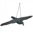 Odstraszacz ptaków 83x45x10cm latający kruk czarny