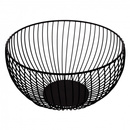 Kosz na owoce, koszyk metalowy 19x11 cm czarny