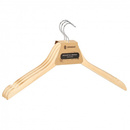 Wieszaki na ubrania 44 cm drewniane zestaw 3 szt. naturalne drewno