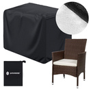Pokrowiec na krzesła ogrodowe 120 x 75 x 70 cm czarny, wodoodporny