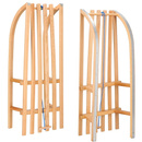 Sanki drewniane klasyczne, lakierowane 90 cm