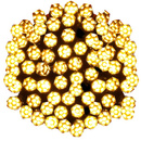 Lampki choinkowe 120 LED białe, 9 m, programator 8 trybów