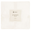 Narzuta na łóżko beżowy koc 200x220 cm pled na kanapę  