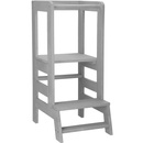 Kitchen helper pomocnik kuchenny, podest dla dzieci 90 cm szary