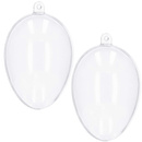 Bombki akrylowe 2 szt. 9 cm jajo faberge dekoracja decoupage