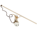 Zabawka dla kota myszka na patyku